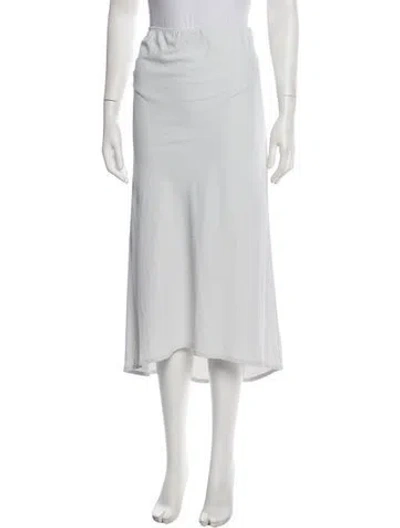 Pre-owned James Perse Midi Length Skirt In Blue