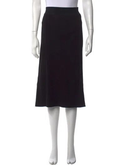 Pre-owned James Perse Midi Length Skirt In Blue