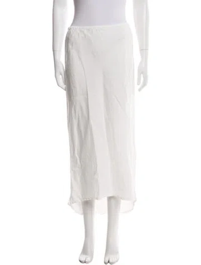 Pre-owned James Perse Midi Length Skirt In Gray