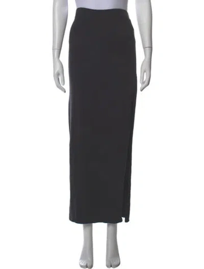 Pre-owned James Perse Midi Length Skirt In Gray
