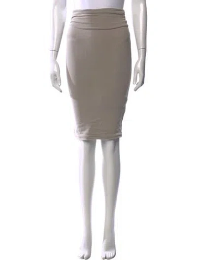 Pre-owned James Perse Midi Length Skirt In Gray