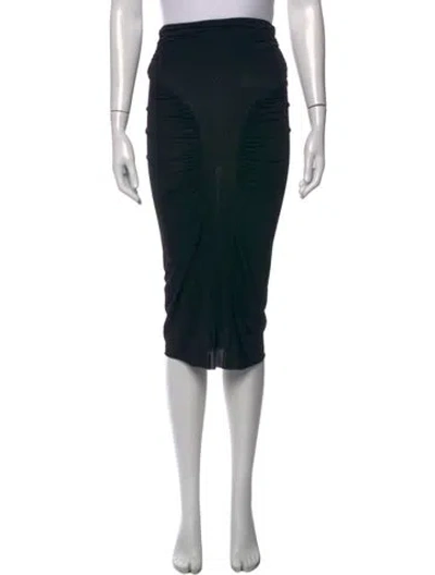 Pre-owned James Perse Midi Length Skirt In Grey