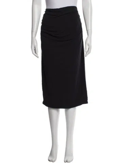 Pre-owned James Perse Midi Length Skirt In Multi