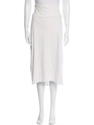 Pre-owned James Perse Midi Length Skirt In Neutral