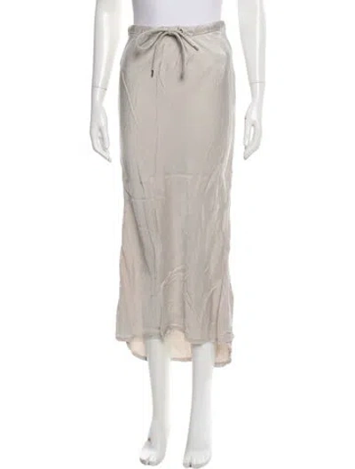 Pre-owned James Perse Midi Length Skirt In Neutral