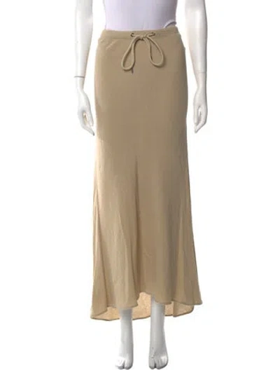 Pre-owned James Perse Midi Length Skirt In Neutral