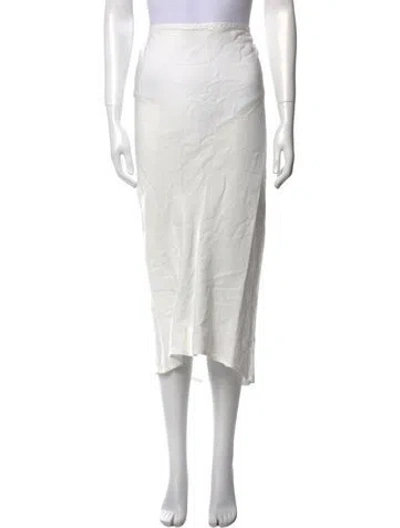 Pre-owned James Perse Midi Length Skirt In Neutral