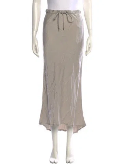 Pre-owned James Perse Midi Length Skirt In Neutral