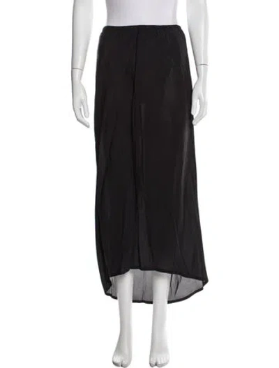 Pre-owned James Perse Midi Length Skirt W/ Tags In Black