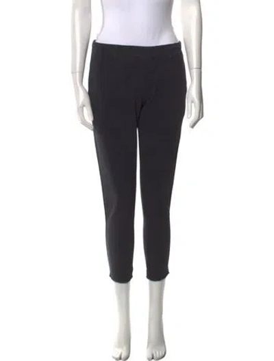 Pre-owned James Perse Mid-rise Skinny Leg Jeans In Black