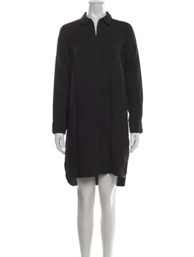 Pre-owned James Perse Mini Dress In Black