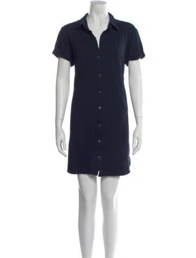 Pre-owned James Perse Mini Dress In Black