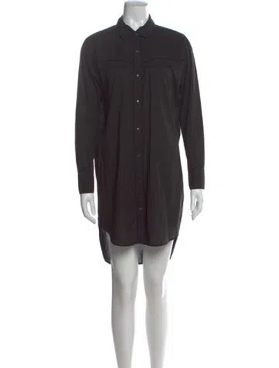 Pre-owned James Perse Mini Dress In Black