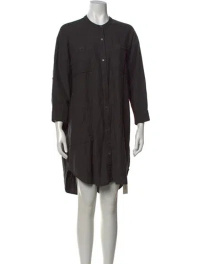 Pre-owned James Perse Mini Dress In Black
