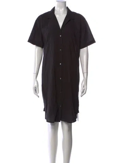 Pre-owned James Perse Mini Dress In Black