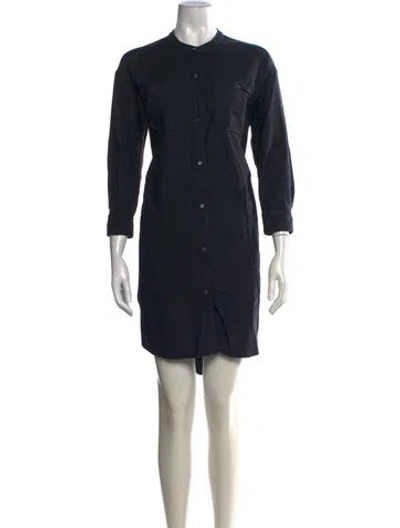Pre-owned James Perse Mini Dress In Black