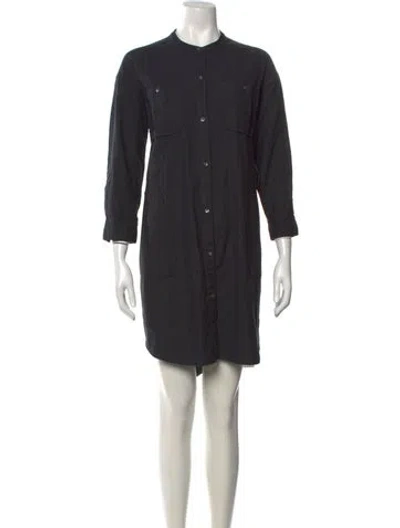 Pre-owned James Perse Mini Dress In Black