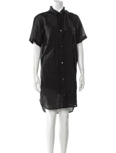 Pre-owned James Perse Mini Dress In Gray