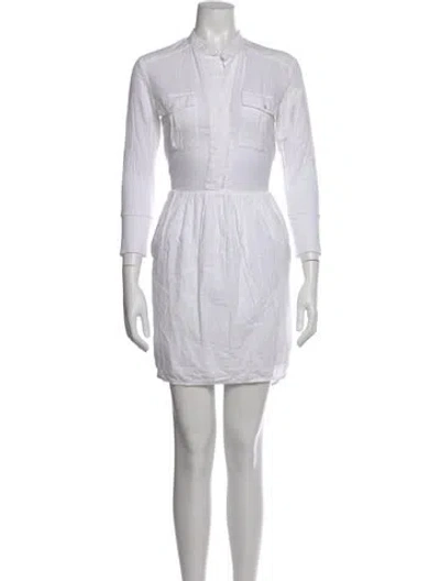 Pre-owned James Perse Mini Dress In Gray