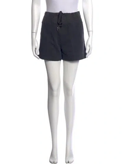 Pre-owned James Perse Mini Shorts In Black
