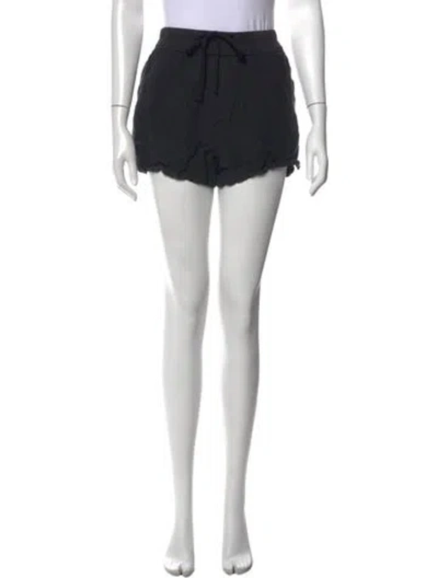 Pre-owned James Perse Mini Shorts In Black