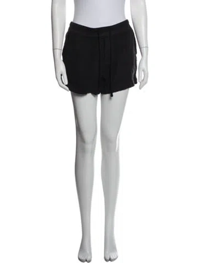 Pre-owned James Perse Mini Shorts In Black
