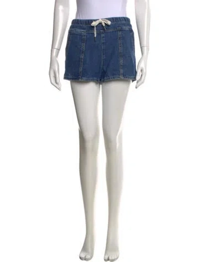 Pre-owned James Perse Mini Shorts In Blue