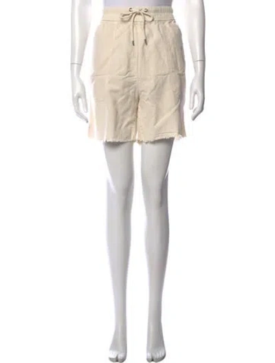 Pre-owned James Perse Mini Shorts In Neutrals