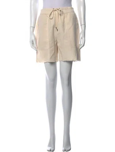 Pre-owned James Perse Mini Shorts W/ Tags In Neutrals