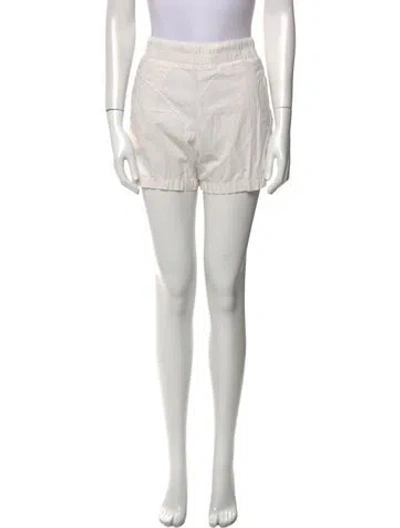 Pre-owned James Perse Mini Shorts In White