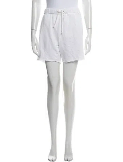 Pre-owned James Perse Mini Shorts In White