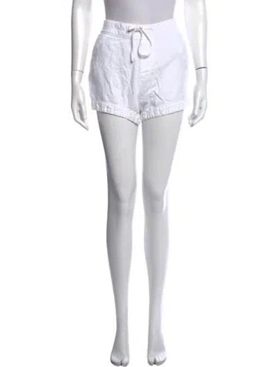 Pre-owned James Perse Mini Shorts In White
