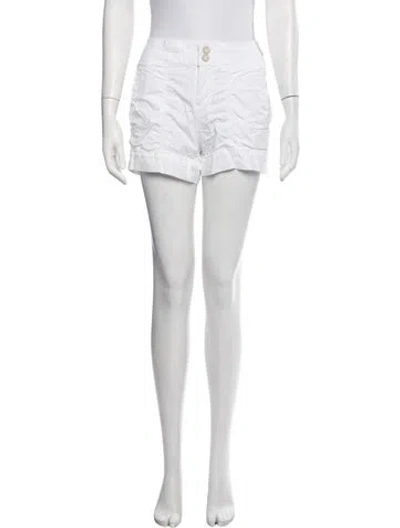 Pre-owned James Perse Mini Shorts In White