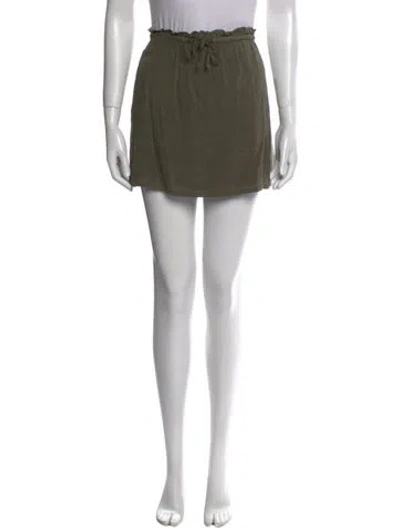 Pre-owned James Perse Mini Skirt In Black