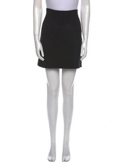 Pre-owned James Perse Mini Skirt In Black