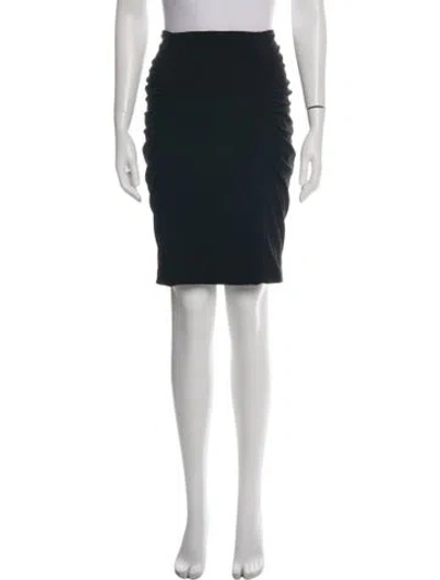 Pre-owned James Perse Mini Skirt In Black