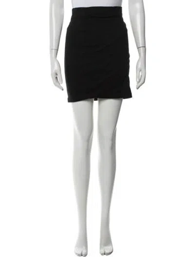 Pre-owned James Perse Mini Skirt In Black