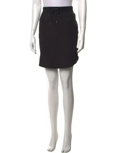 Pre-owned James Perse Mini Skirt In Black