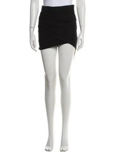 Pre-owned James Perse Mini Skirt In Black