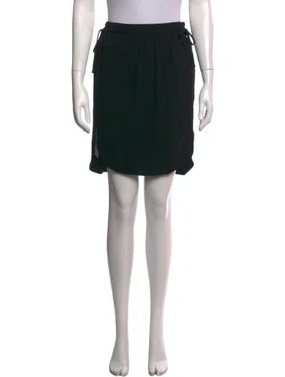 Pre-owned James Perse Mini Skirt In Black
