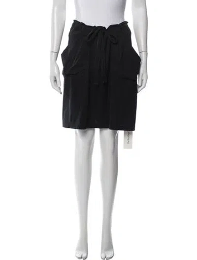 Pre-owned James Perse Mini Skirt In Black/grey