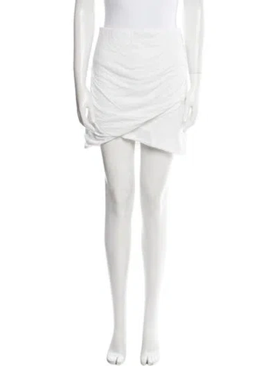 Pre-owned James Perse Mini Skirt In Neutral