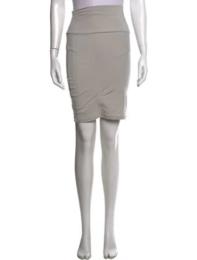 Pre-owned James Perse Mini Skirt In Neutral