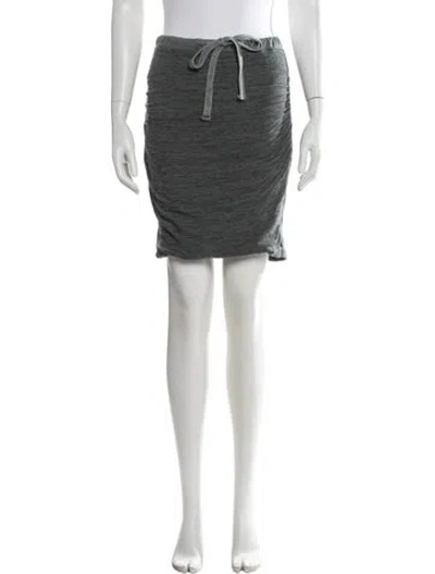 Pre-owned James Perse Mini Skirt In Neutrals