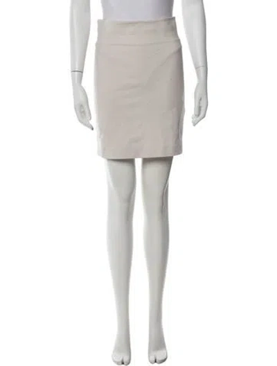 Pre-owned James Perse Mini Skirt In Neutrals