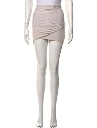 Pre-owned James Perse Mini Skirt In Neutrals