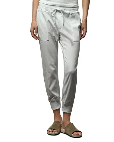 James Perse Mixed Media Pants In White