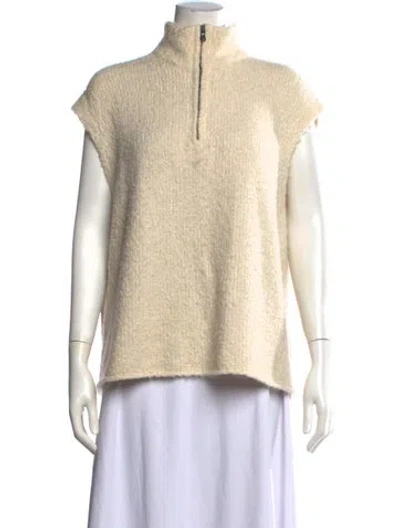 Pre-owned James Perse Mock Neck Sweater In Neutrals