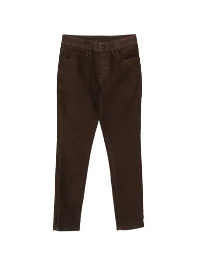 James Perse Moleskin Five-pocket Trousers In Brown