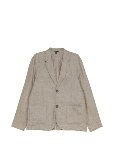 James Perse Montecito Linen Blazer In Neutral
